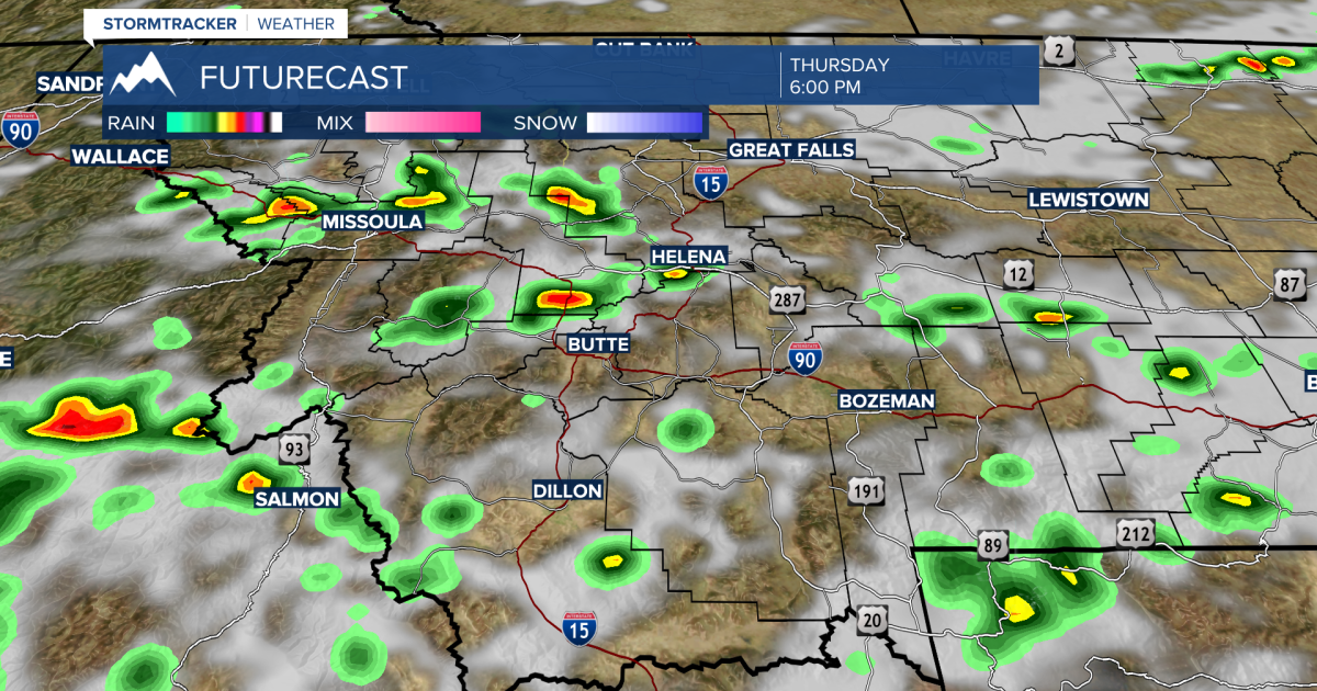 Thunderstorms are possible over the next 3 days