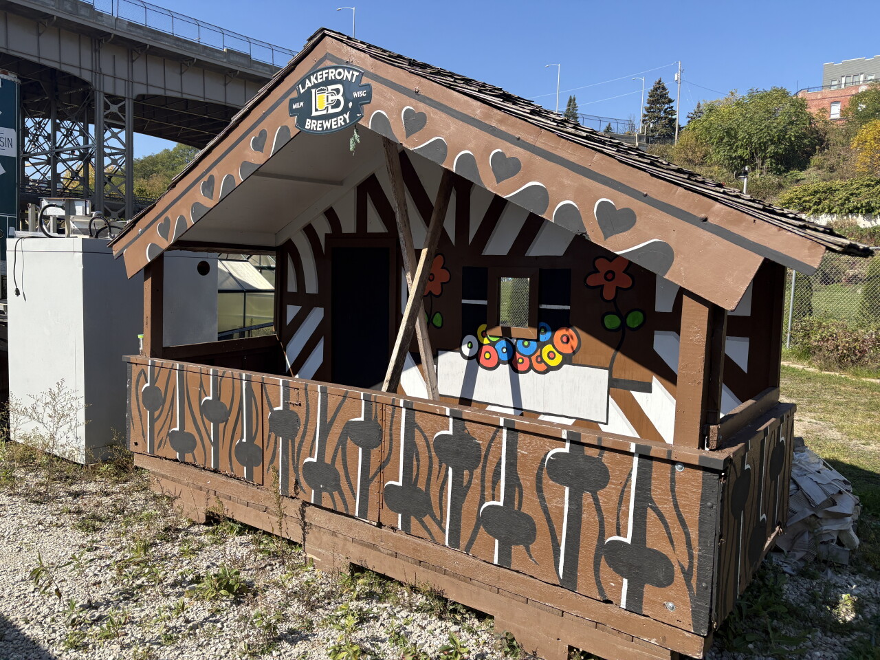 There's another Bernie Brewer chalet — and it's at Lakefront Brewery, too