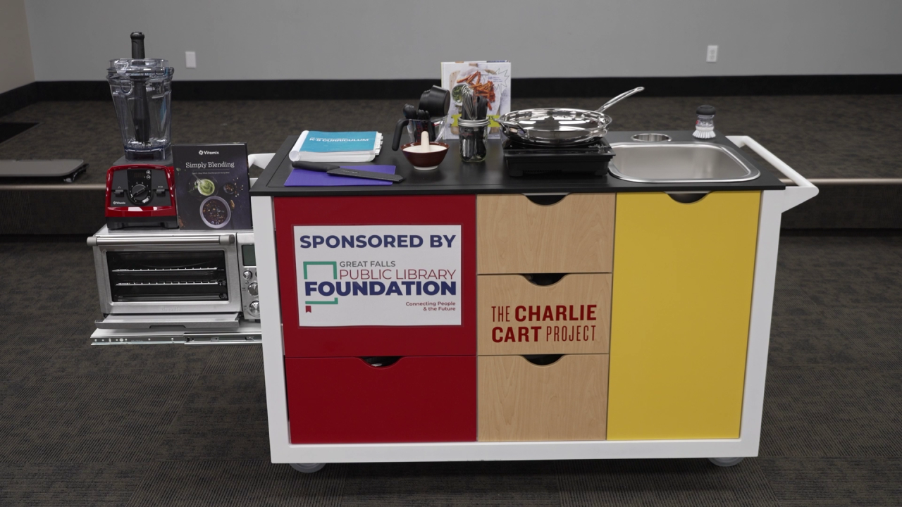 'Charlie Cart' provides nutrition education at library
