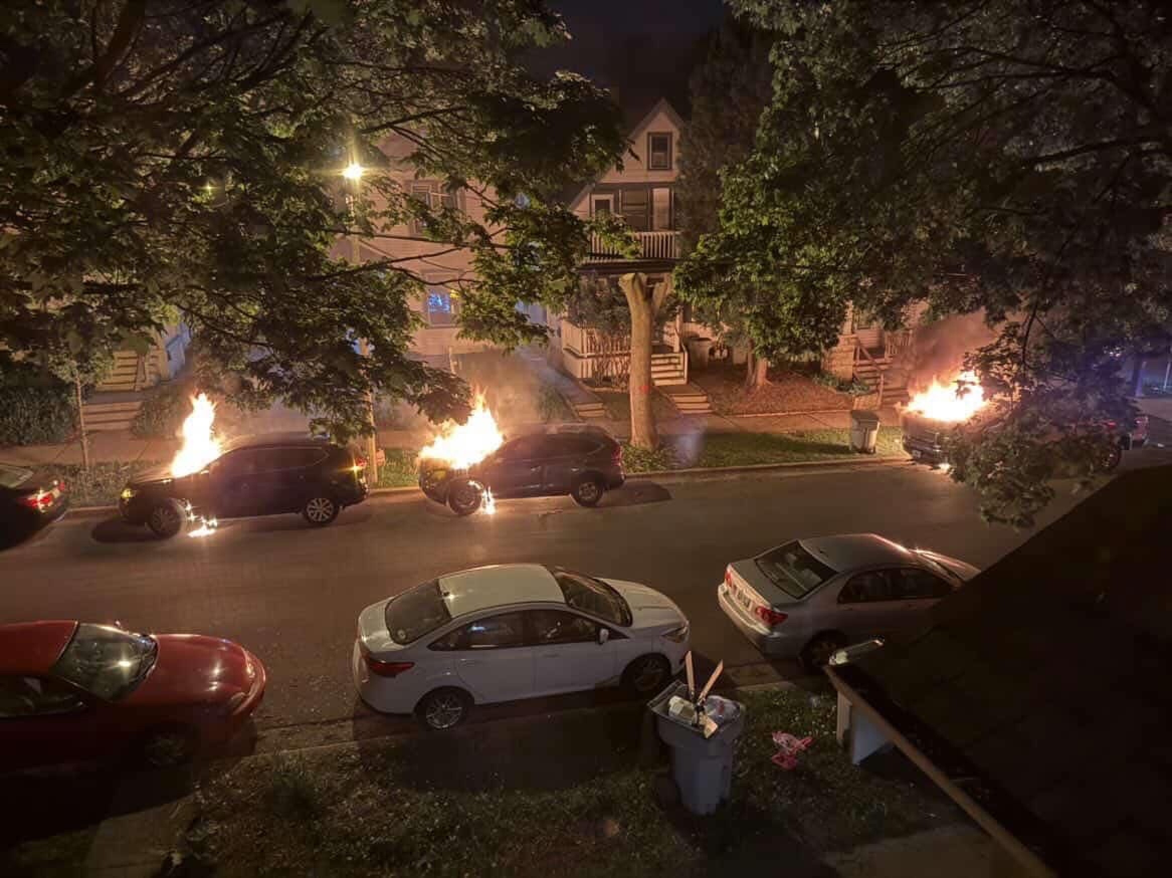'I could feel the heat': Neighbors describe car fires on East Side