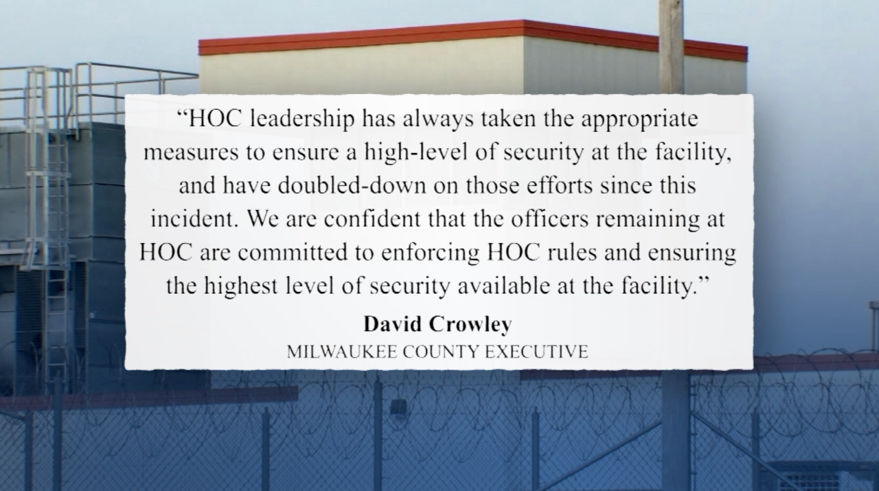 Crowley statement on HOC