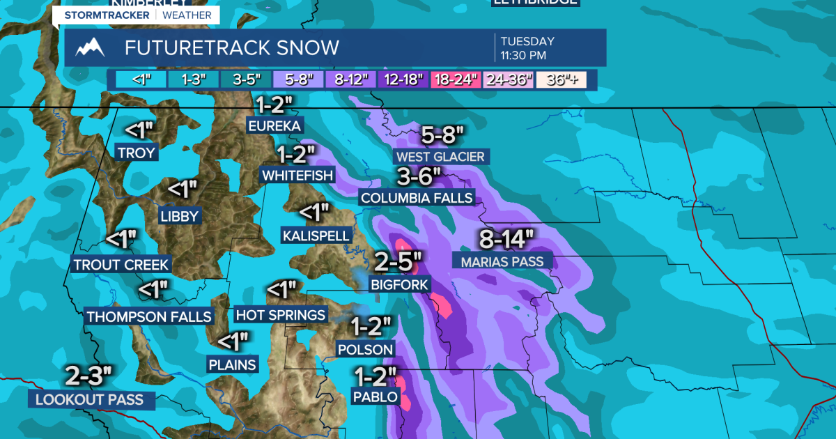 Weather Forecast: Snow continues Monday night into Tuesday