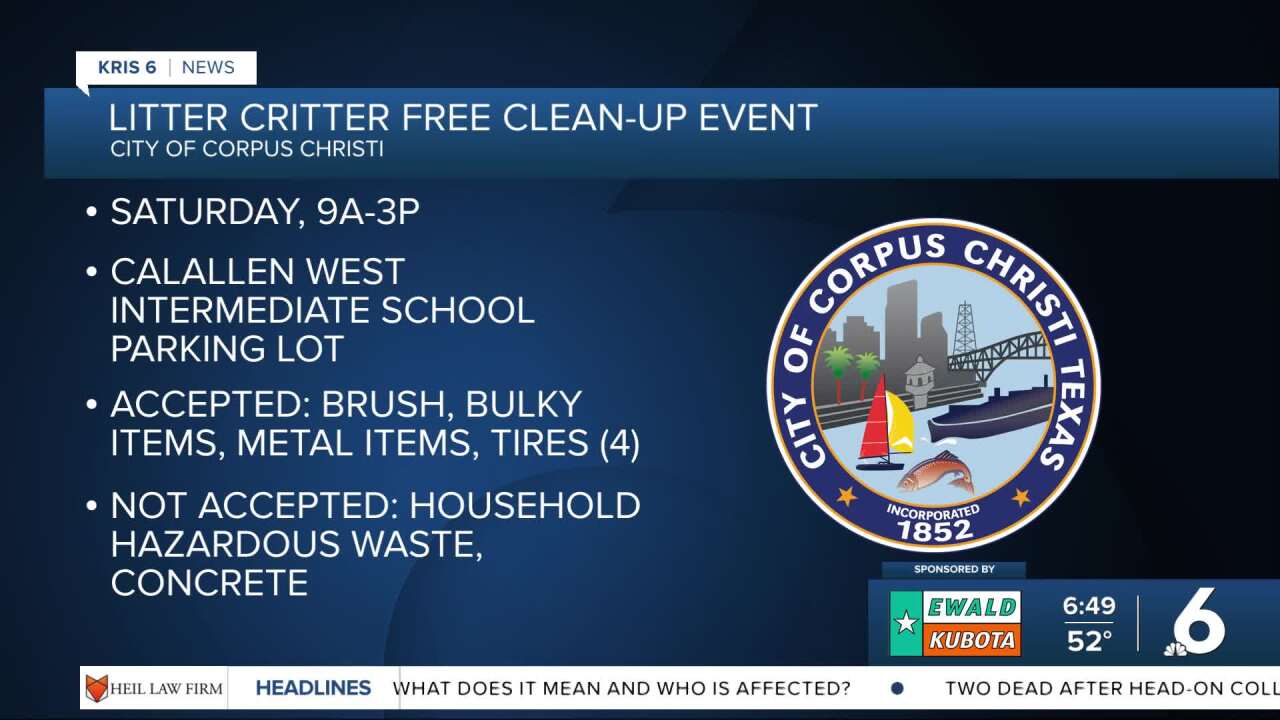 Litter Critter Free Clean-up event 