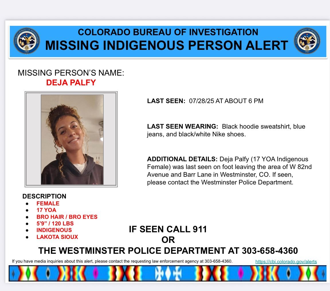 missing Deja Palfy