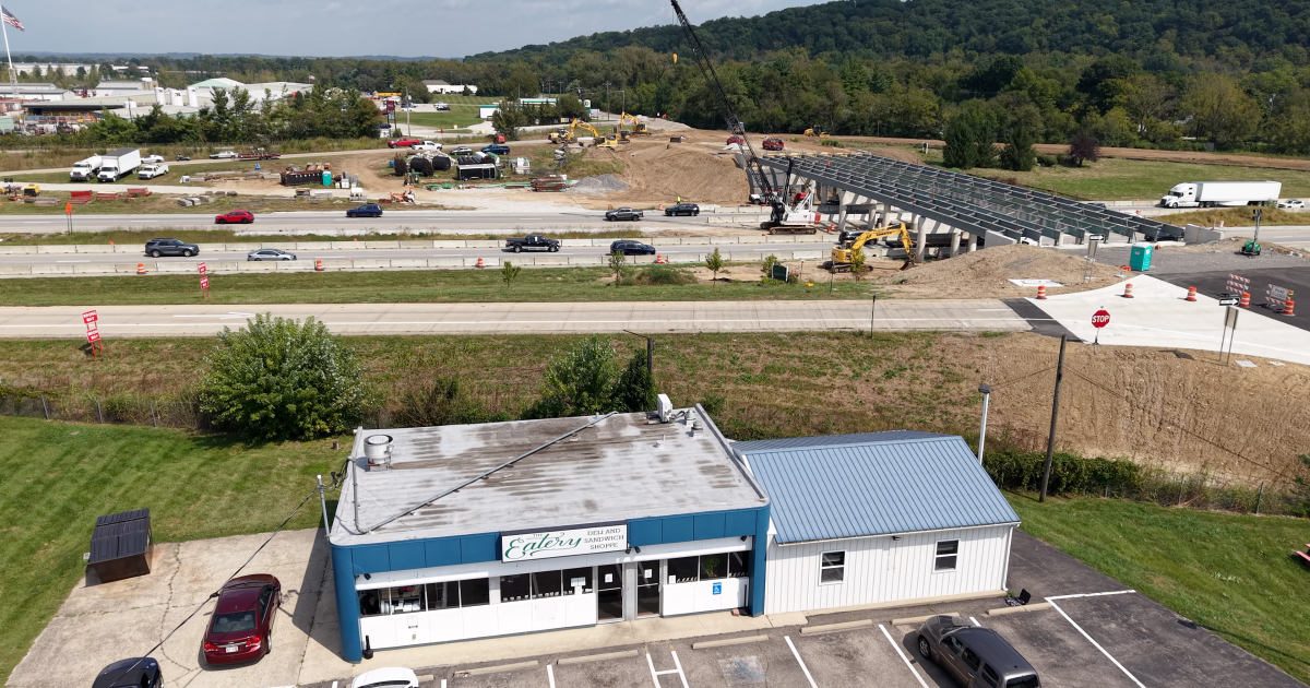 Dry Fork Road bridge construction squeezes Harrison restaurant, reports business down nearly 50%