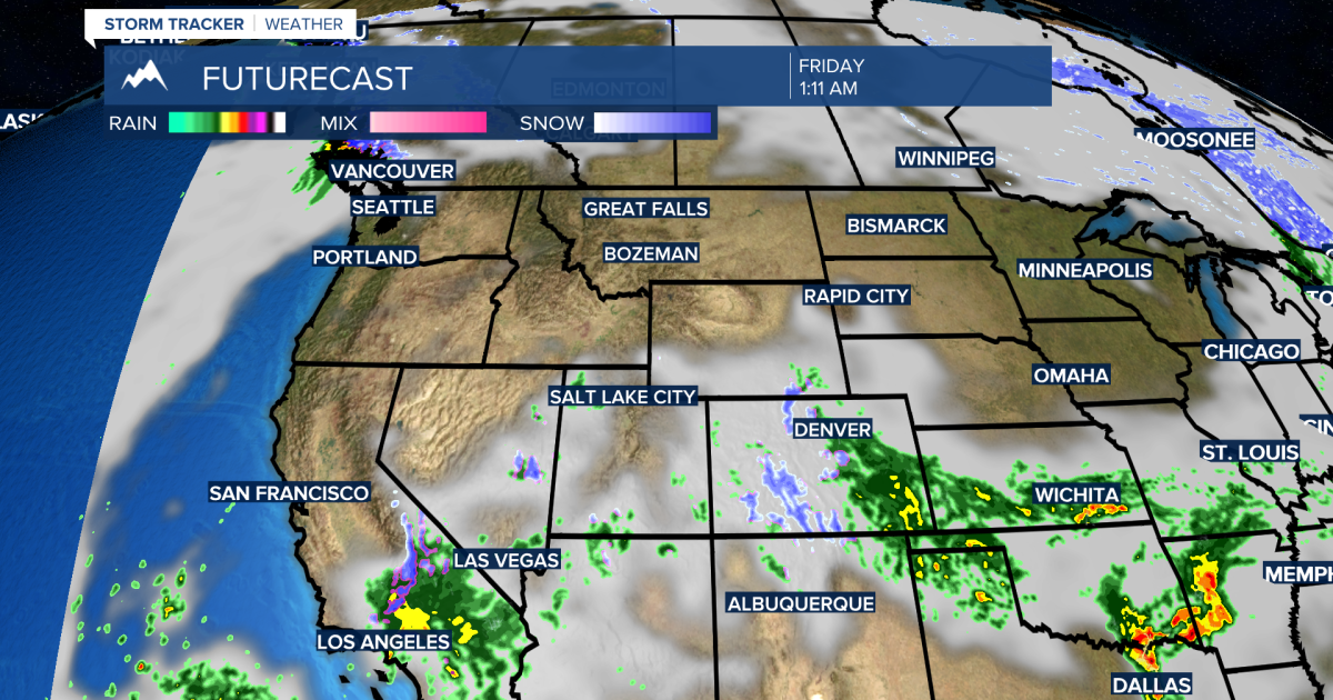 Weak disturbance Wednesday with limited moisture