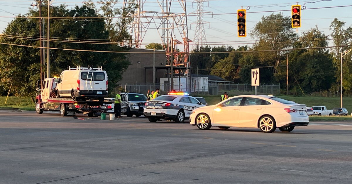 2 taken to hospital with minor injuries after collision on Leestown Road