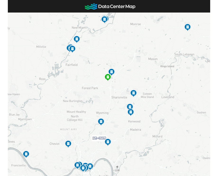 Data Center Map
