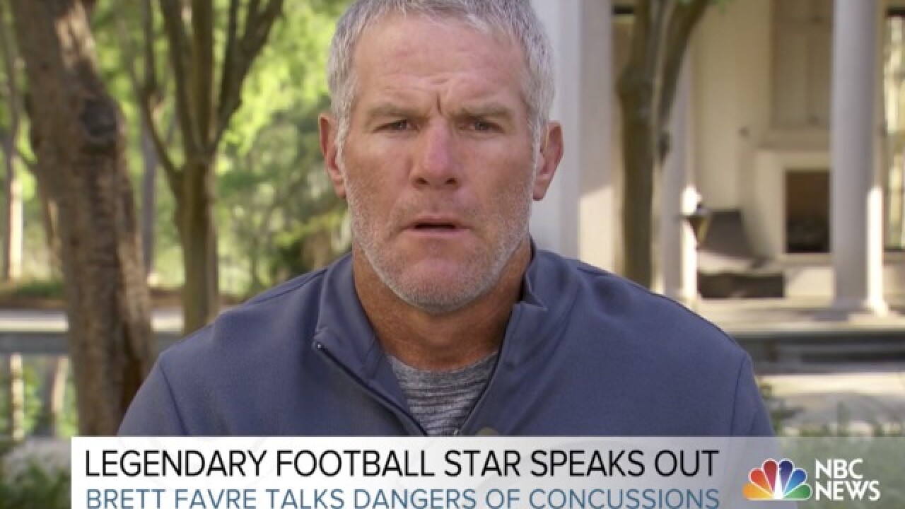 Brett Favre Ive probably had thousands of concussions Brett Favre Ive probably had thousands of concussions