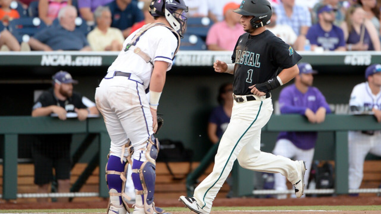 CCU continues Cinderella story in Omaha