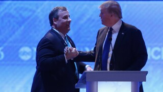 Christ Christie and Donald Trump