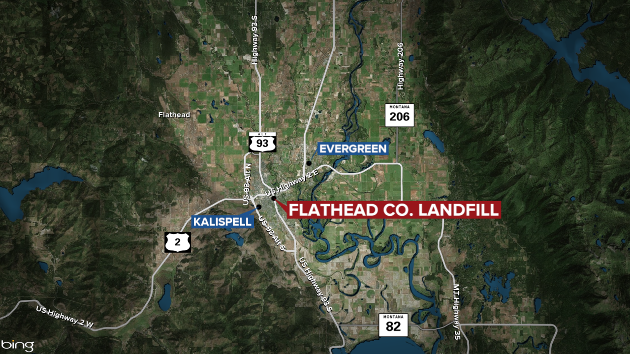 Flathead Landfill Site Map