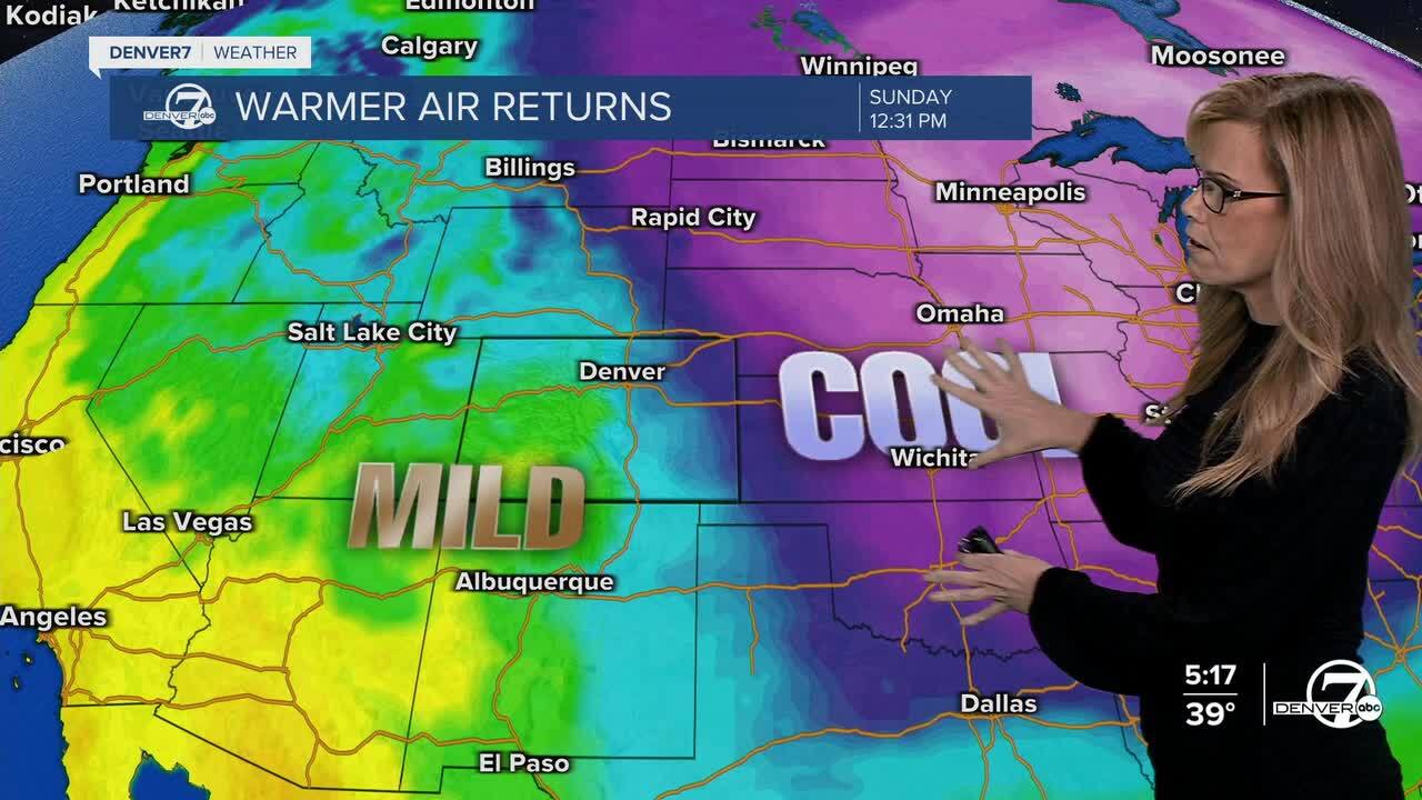 Warmer air makes a return