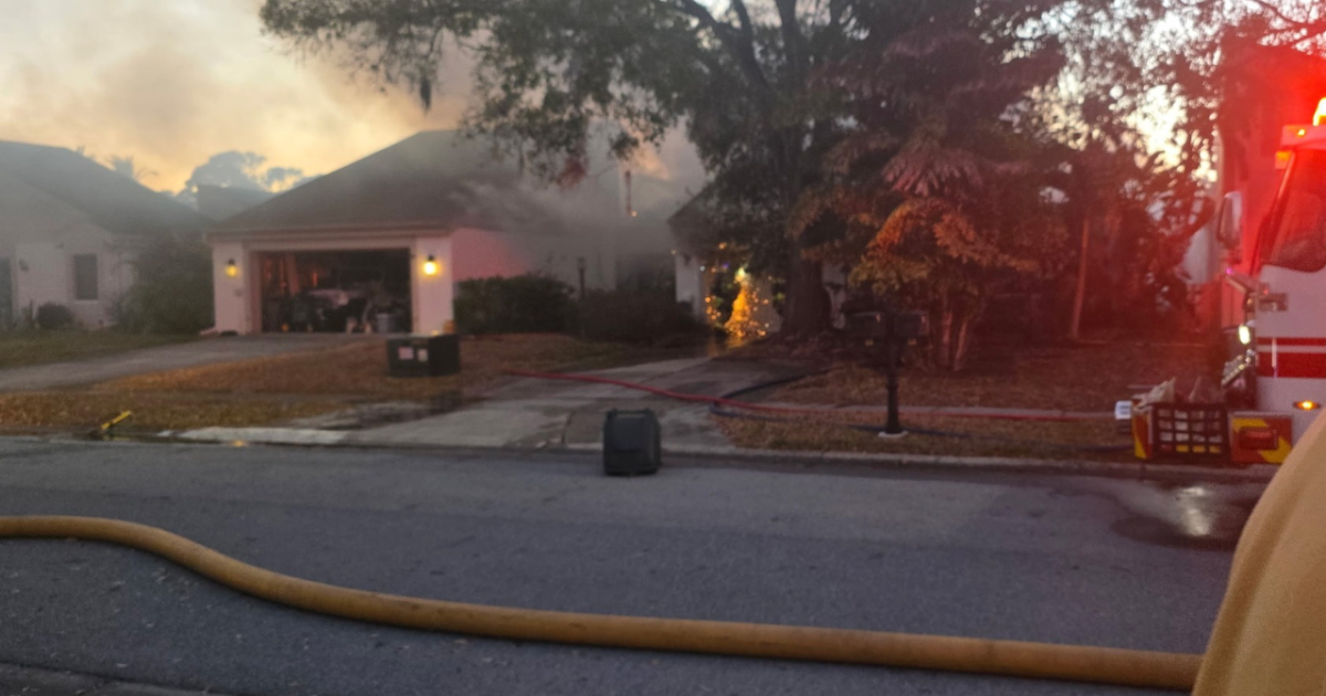 Oldsmar home fire contained with no injuries in multi-agency response: ELFR