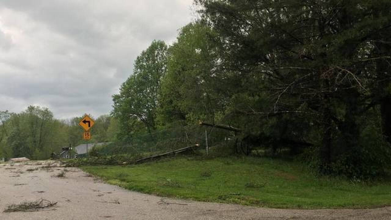 PHOTOS: Storm damage across central Indiana