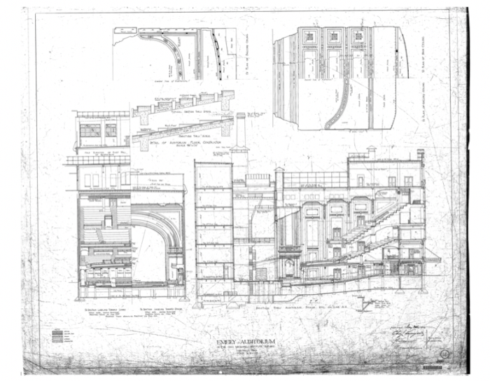 Emery Theatre drawings