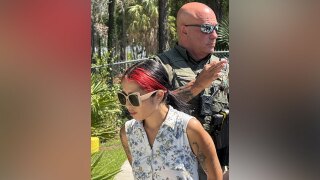 Danielle Auro, 27, of Port St. Lucie, was arrested on July 29, 2025, and faces a charge of child neglect.