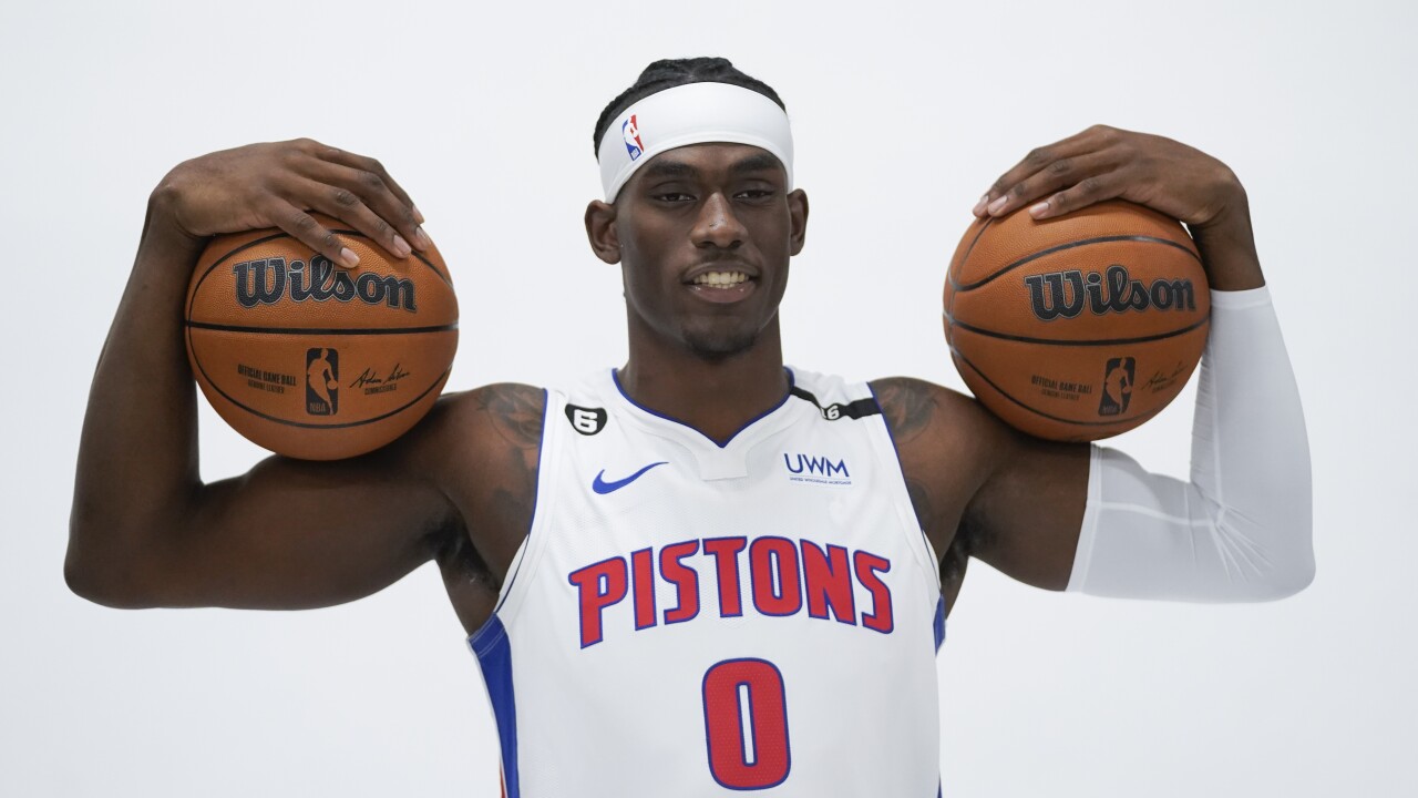 Pistons media day: Rookie Jalen Duren hungry to earn playing time, prove himself