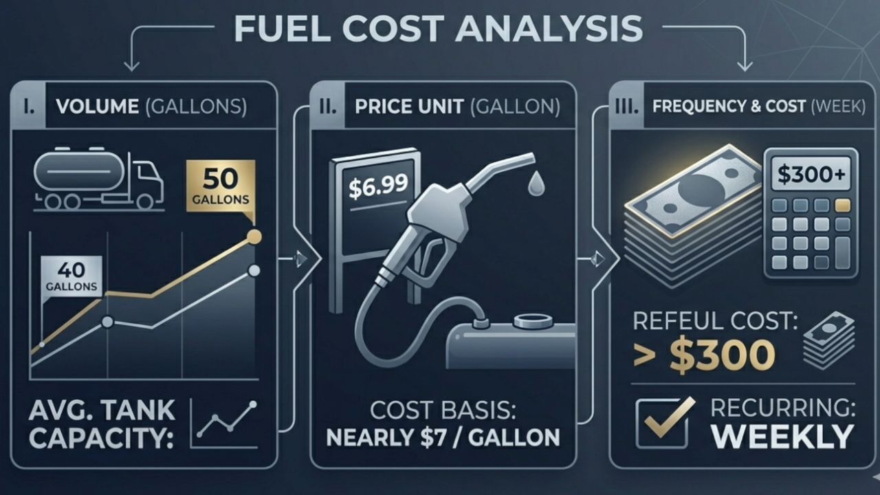 Fuel cost analysis