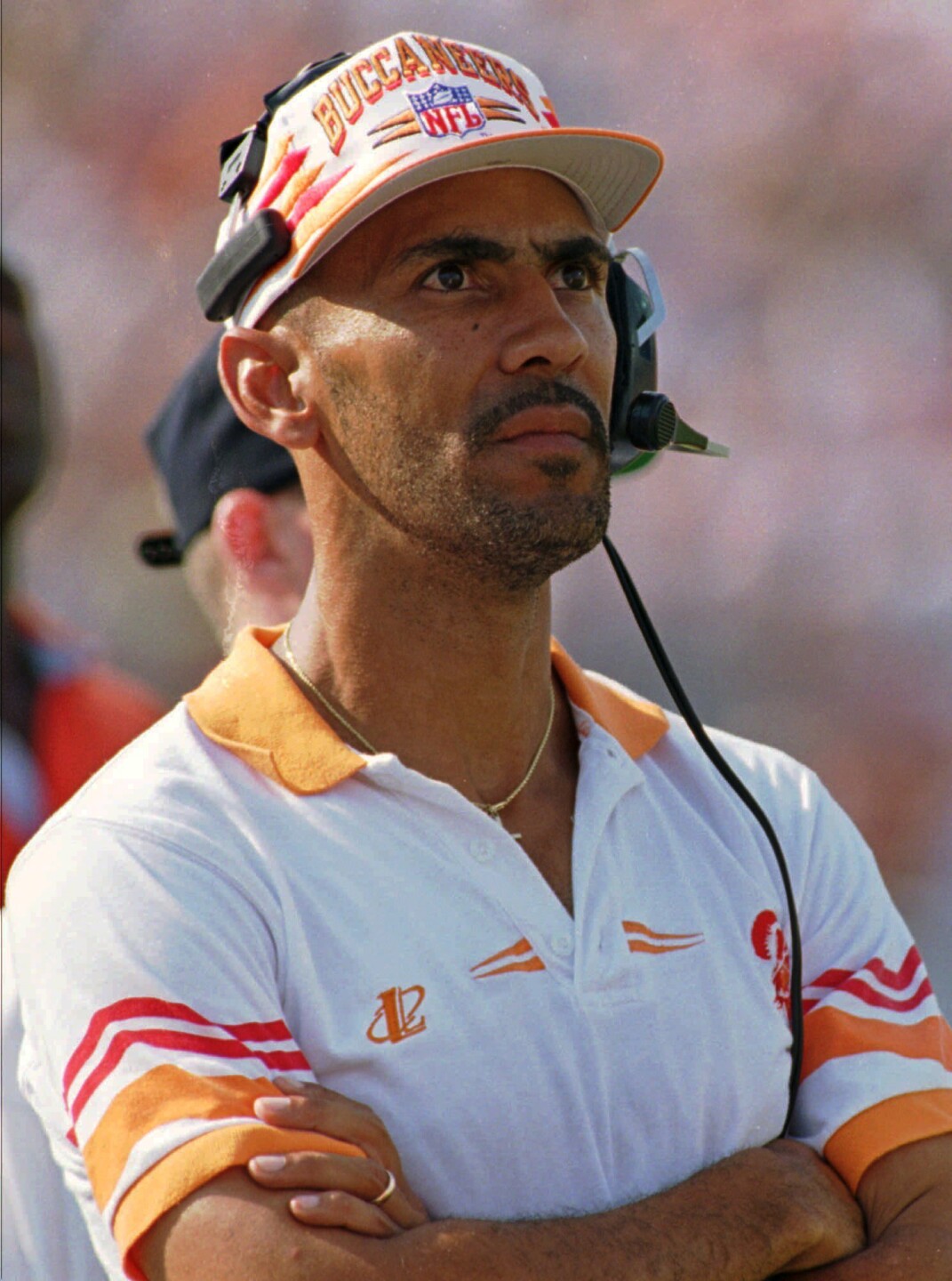 Tampa Bay Buccaneers head coach Tony Dungy in 1996