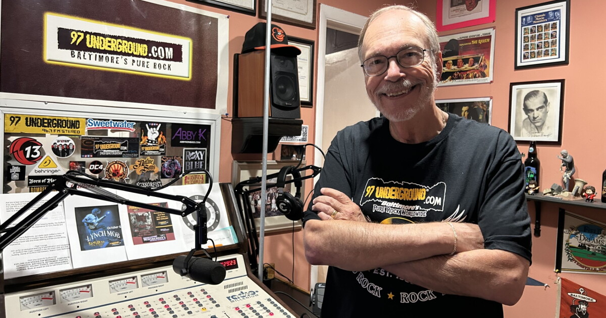 Underground radio, literally: Retired HS teacher runs station out of basement