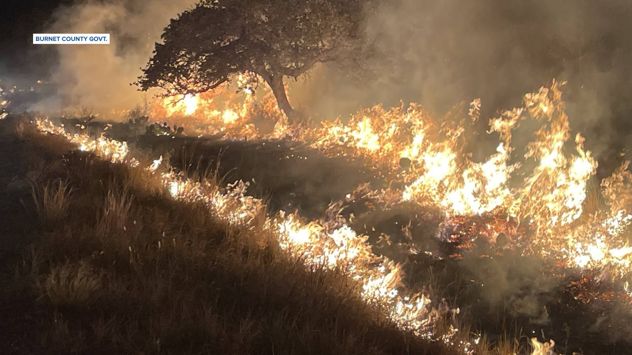 Burnet County Williams Road fire