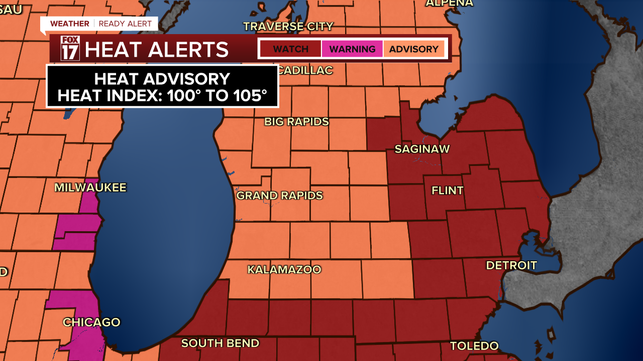 THIS WEEKEND HEAT ALERTS