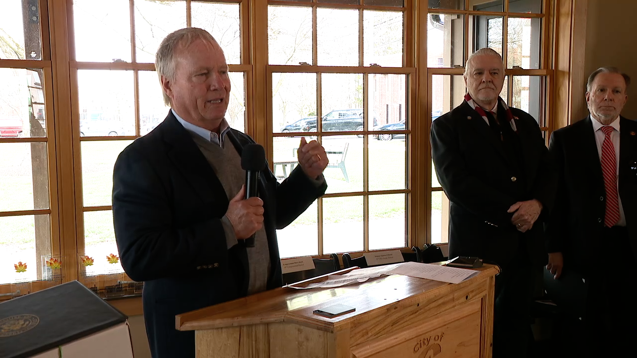 Republican U.S. Rep. Dave Joyce (OH-14) speaking at an event
