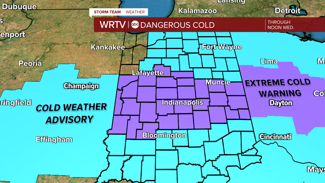 Extreme cold warning