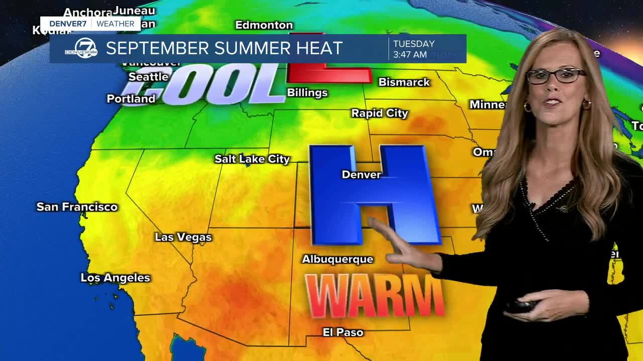 Hot weather sticks around