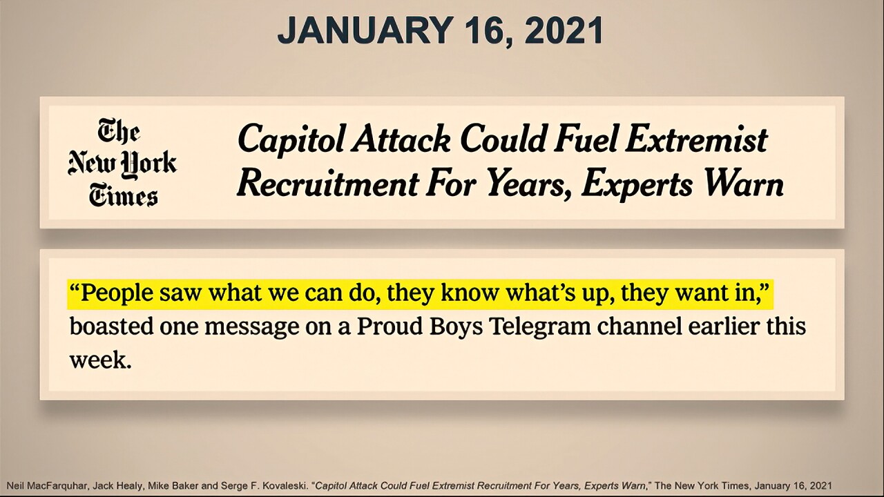 capitol attack could fuel extremist recruitment impeachment