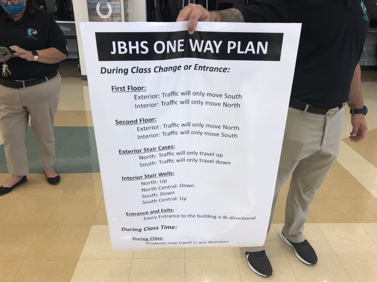 Jensen Beach High School one-way plan