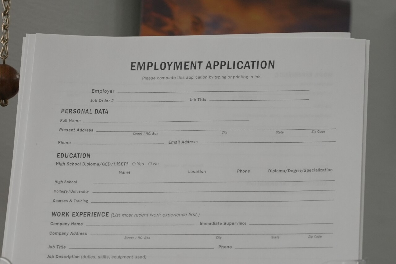 employment application