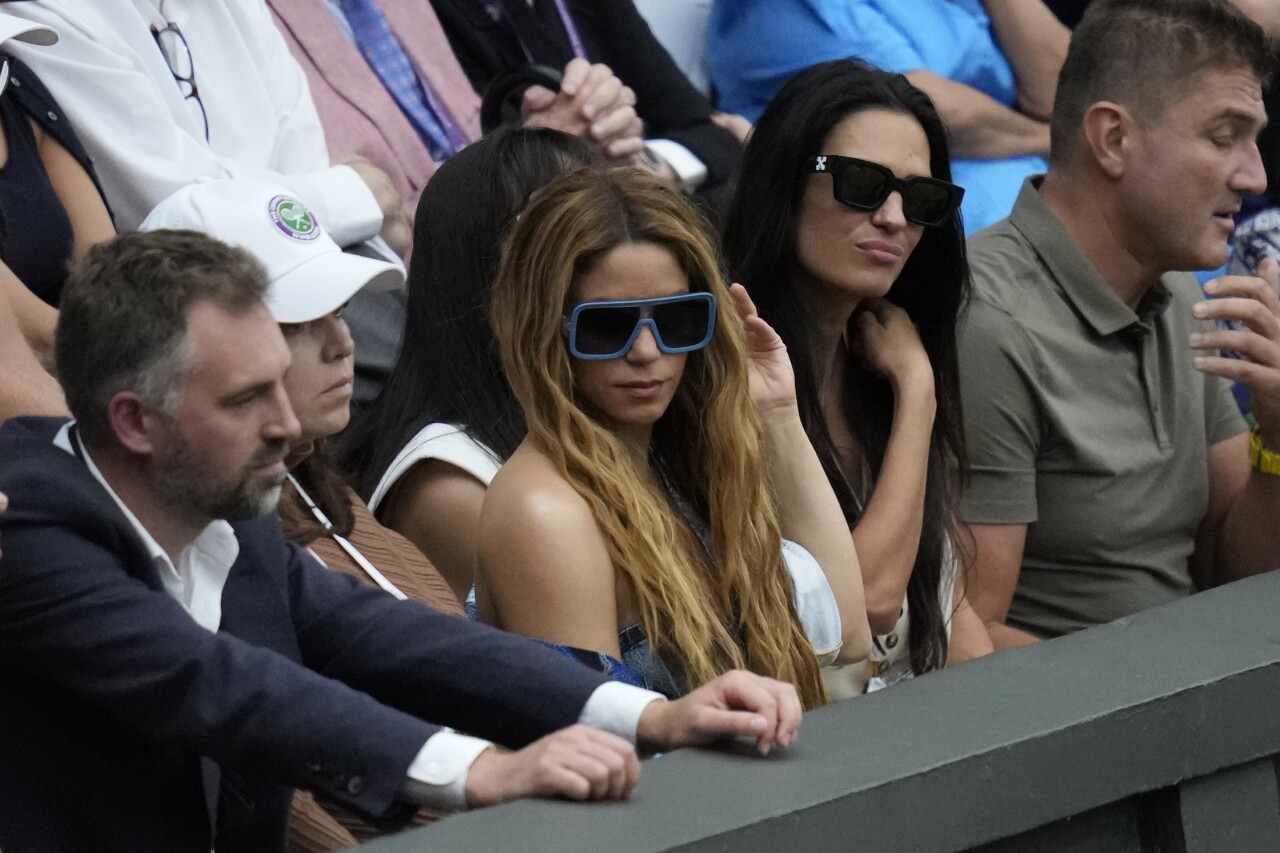 Shakira attends Wimbledon, July 14, 2023