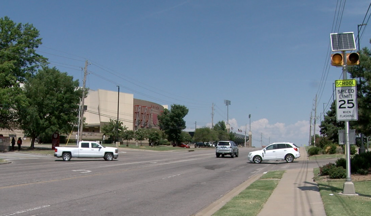 School zone on Mingo near HS