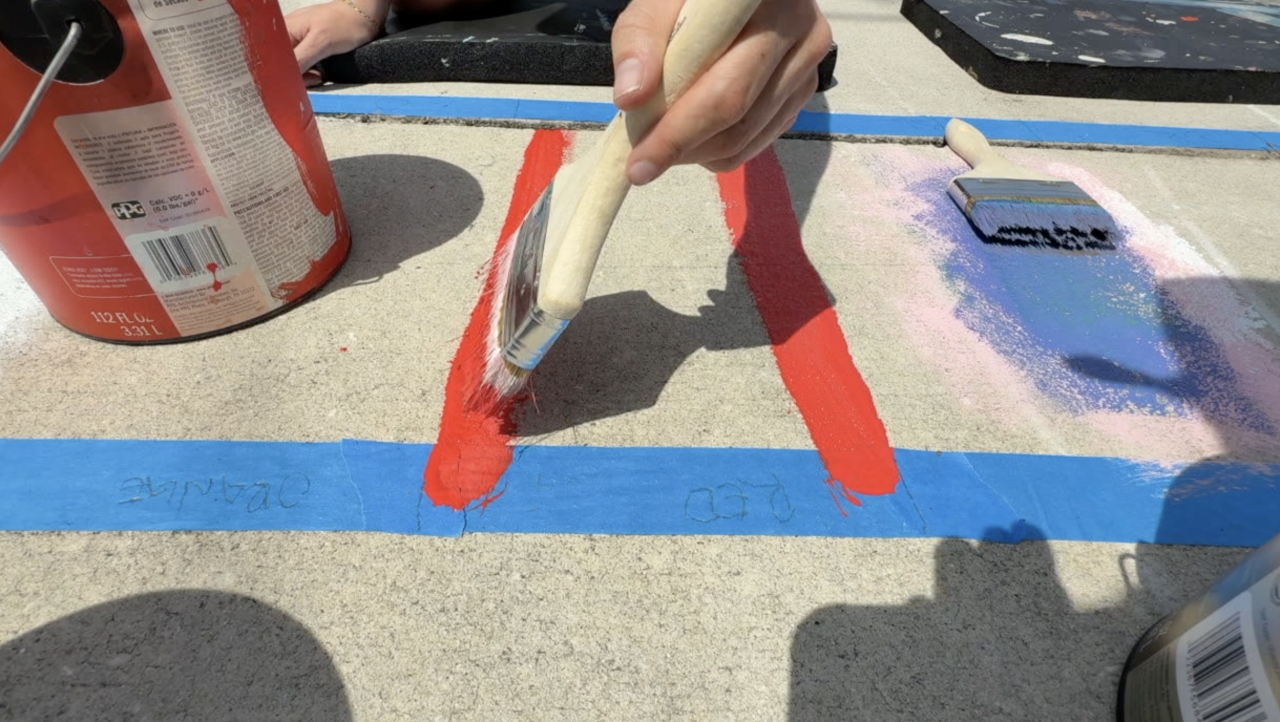 Painting murals in Pinellas County