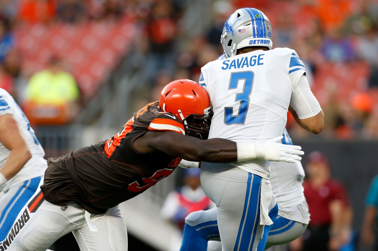 Detroit Lions v Cleveland Browns . 