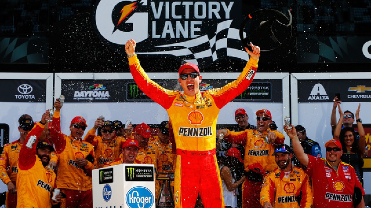 Joey Logano takes advantage of late crash, wins Clash at Daytona