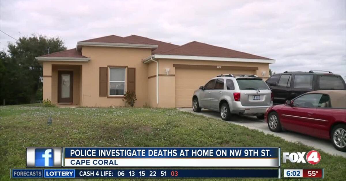 Mother And Adult Son Found Dead In Cape Coral Home Tuesday Morning