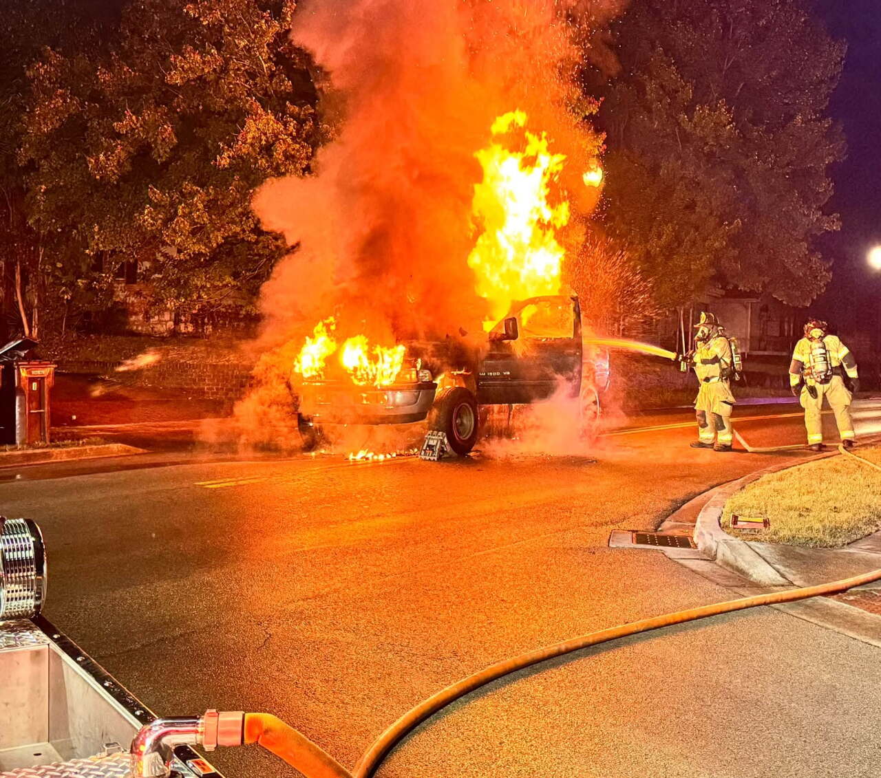 Somerset Truck Fire