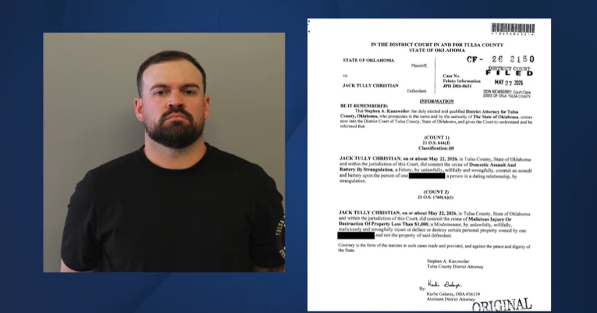 South Tulsa-area baseball coach charged with strangulation