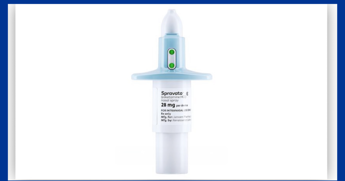 FDA approves standalone nasal spray to treat depression
