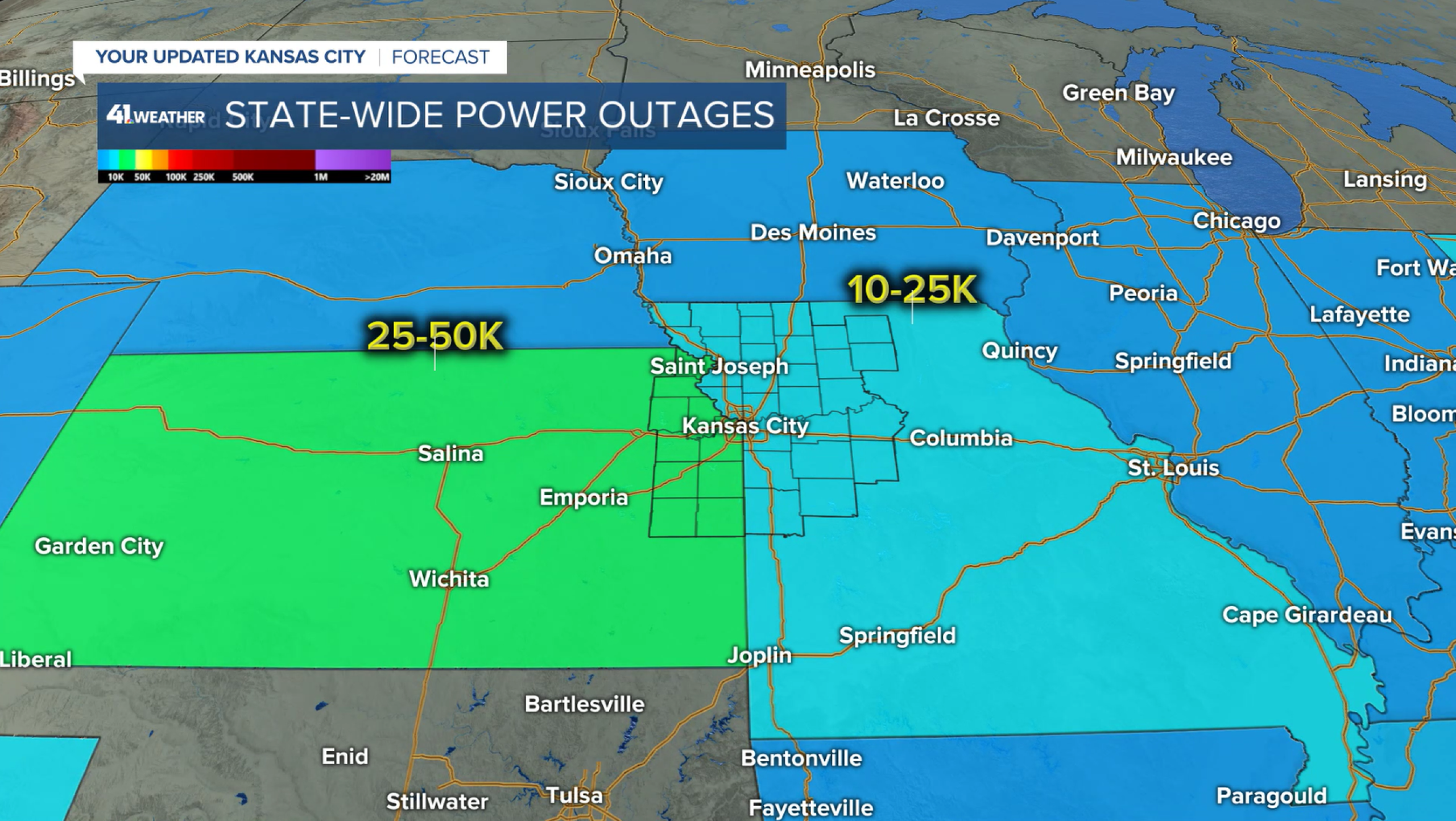 Outside agencies arrive to help Evergy restore power after Kansas City ...