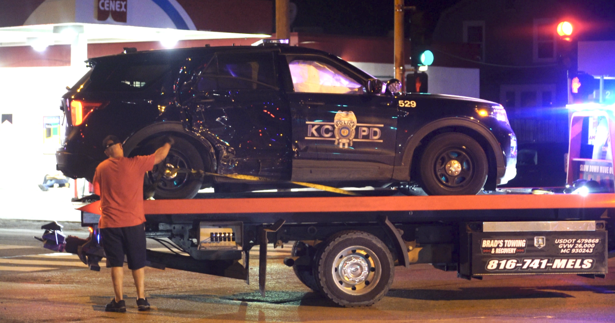 KCPD officer injured in crash has 'long road to recovery,' department says