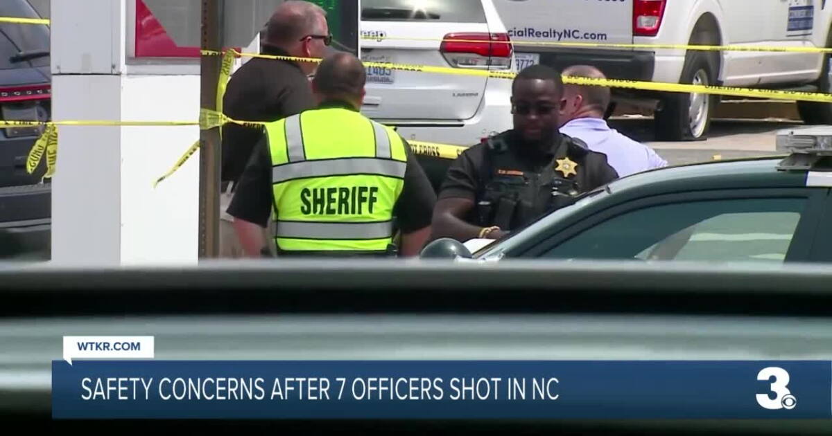 7 law enforcement officers were shot in 3 weeks in N.C.