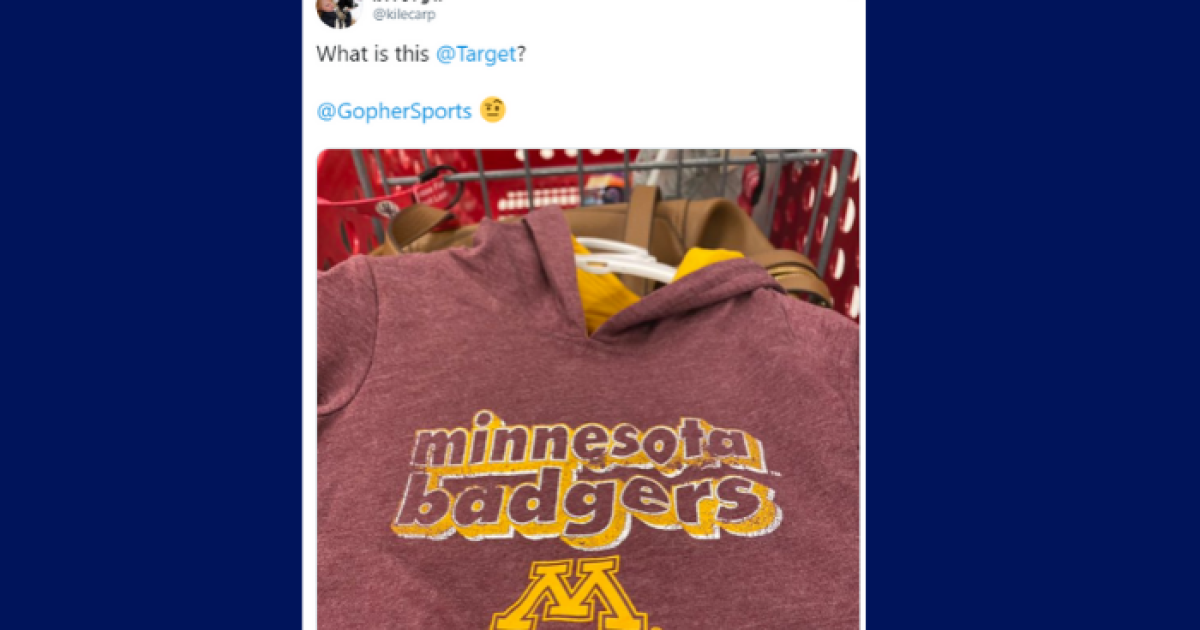 Target S Minnesota Badgers Onesies Cause Internet Confusion Per Report