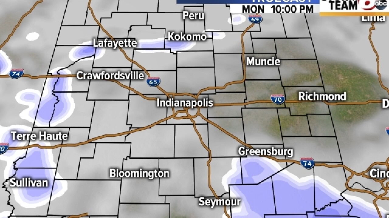 TIMELINE: When are scattered snow showers coming