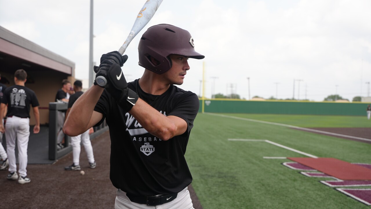 Calallen senior catcher Dallin DeBellas