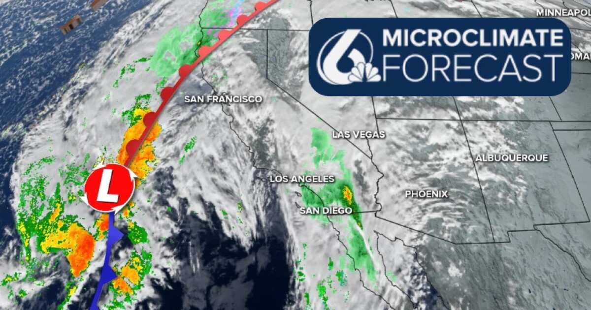 Atmospheric river storm takes aim at the Central Coast with strong rain ...