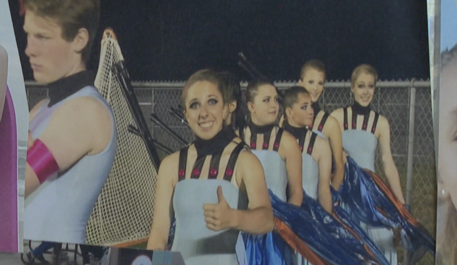 Riley Whitelaw color guard